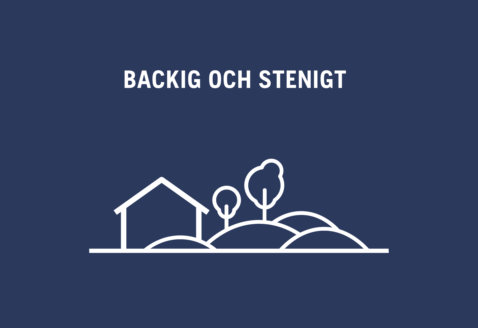 Backig och stenigt
